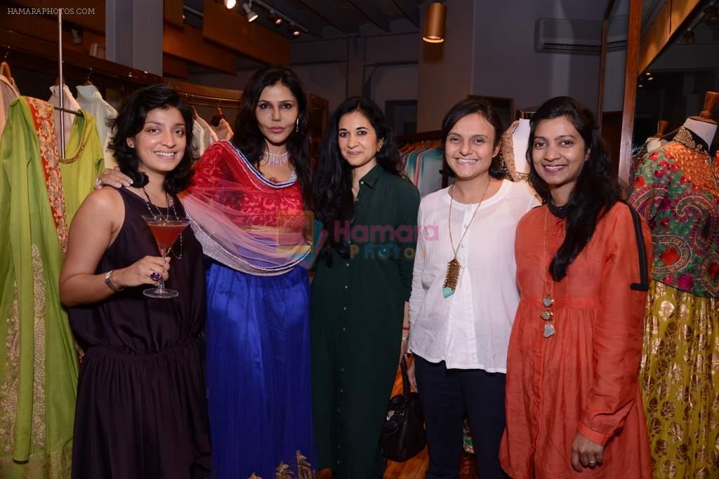 Nisha Jamwal at Nishka Lulla, Debyani & Divya and Kavita Bhartia showcase festive collection at Ogaan in Colaba, Mumbai on 16th Oct 2013