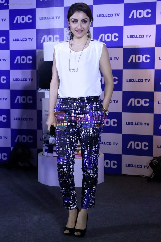 Soha Ali Khan launches AOC LED TV in Mumbai on 15th Oct 2013