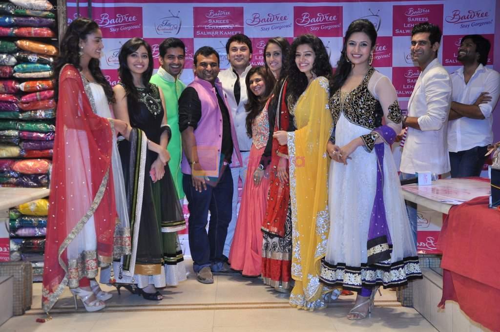 Krystle D�Souza, Sukirti Kandpal , Divyanka Tripathi, Asha Negi, Rajesh Kumar at Telly Calendar launch with Bawree Fashions to be shot in Malaysia on 15th Oct 2013
