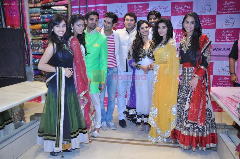 Krystle D�Souza, Sukirti Kandpal , Divyanka Tripathi, Asha Negi, Rajesh Kumar at Telly Calendar launch with Bawree Fashions to be shot in Malaysia on 15th Oct 2013