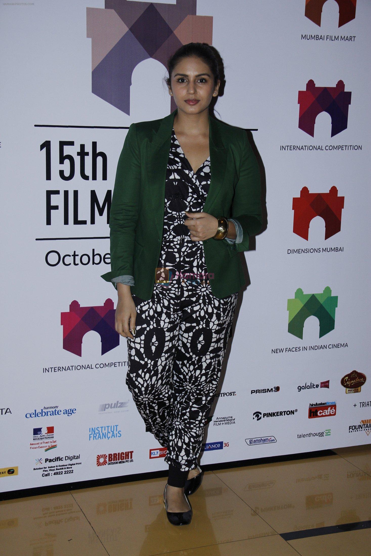 Huma Qureshi Day 4 of the 15th Mumbai Film Festival