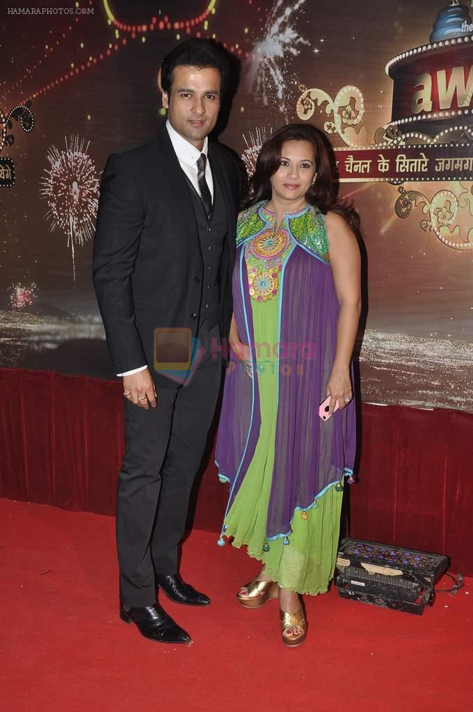 Rohit Roy, Mansi Roy at ITA Awards in Mumbai on 23rd Oct 2013