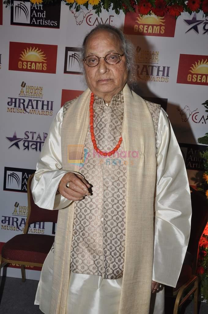 Pandit Jasraj at Marathi music Awards press meet in Andheri, Mumbai on 23rd Oct 2013