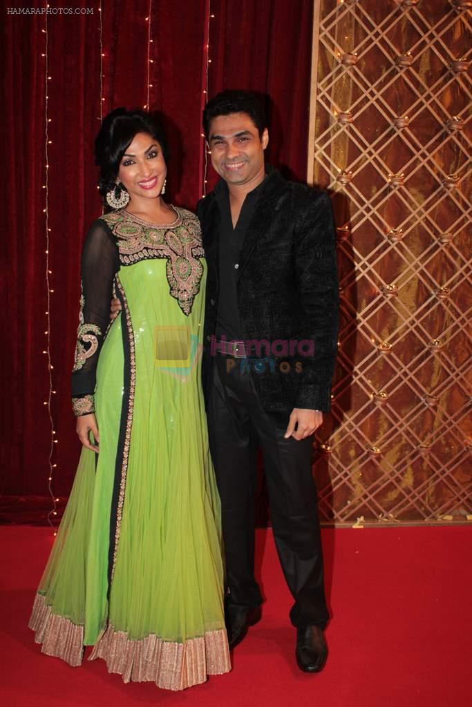 Mouli Ganguly & Mazher Sayed at ITA Awards in Mumbai on 23rd Oct 2013