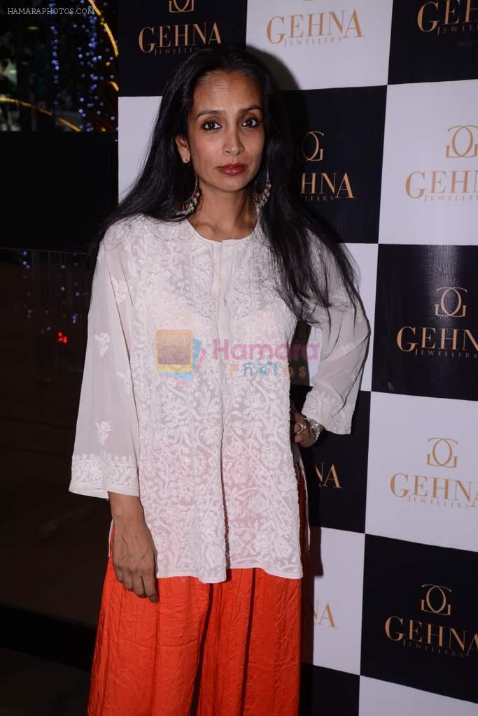 Suchitra Pillai at the Launch of Shaheen Abbas collection for Gehna Jewellers in Mumbai on 23rd Oct 2013