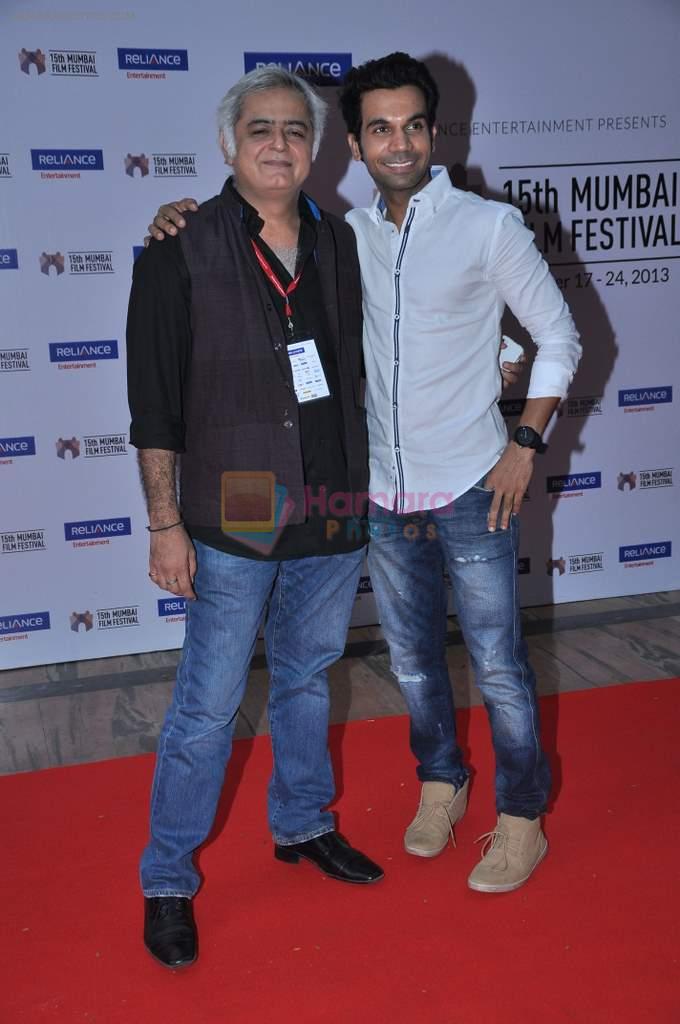 Rajkumar Yadav at 15th Mumbai Film Festival closing ceremony in Libert, Mumbai on 24th Oct 2013