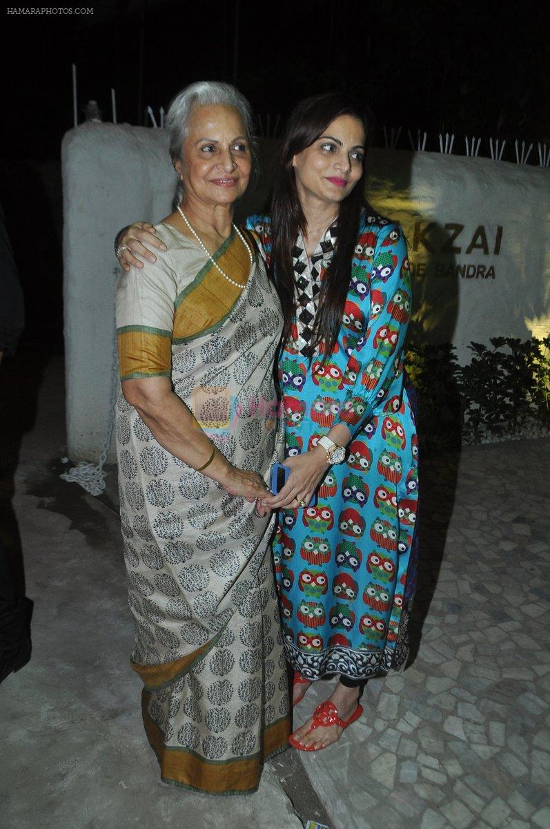 Waheeda Rehman at the Launch of Alvira & Ashley's store Ahakzai in Mumbai on 27th Oct 2013
