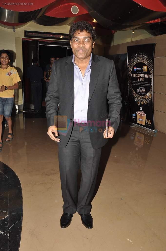 Johnny Lever at Singh Saheb the great press meet in Cinemax, Mumbai on 28th Oct 2013