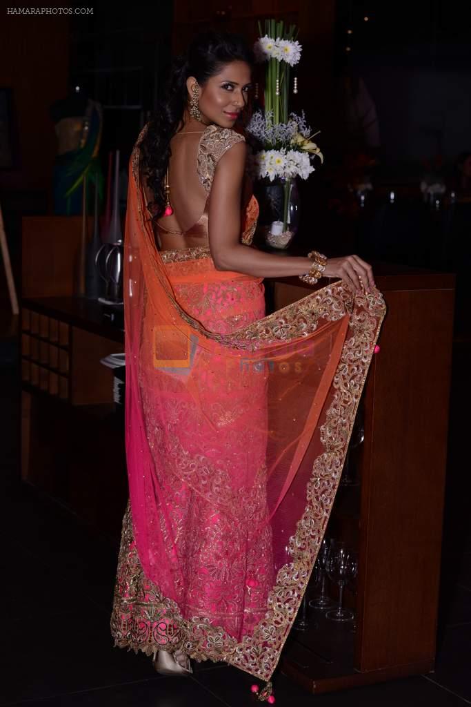 Candice Pinto at Prriya Chabbria festive collection launch in Mumbai on 28th Oct 2013