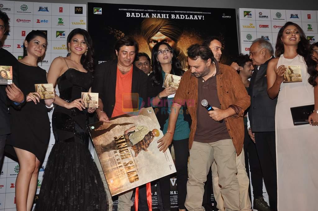 Anand Raj Anand, Anjali Abrol, Urvashi Rautela, Sunny Deol, Amrita Rao, Anil Sharma at Singh Saheb the great press meet in Cinemax, Mumbai on 28th Oct 2013