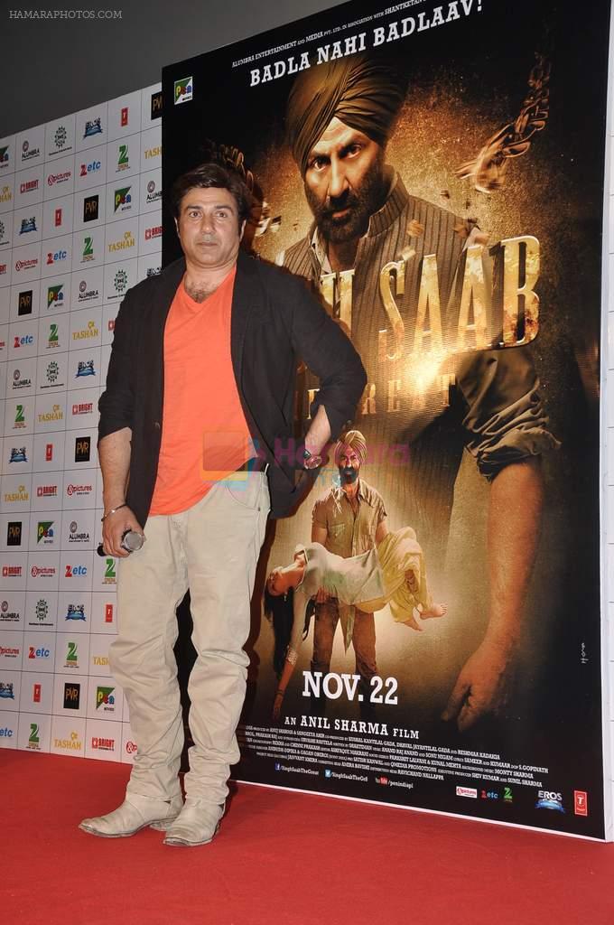 Sunny Deol at Singh Saheb the great press meet in Cinemax, Mumbai on 28th Oct 2013
