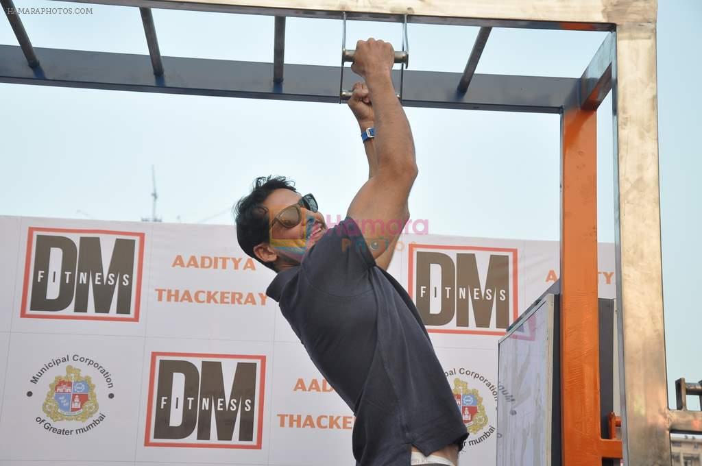 Dino Morea launches DM fitness in Worli, Mumbai on 29th Oct 2013