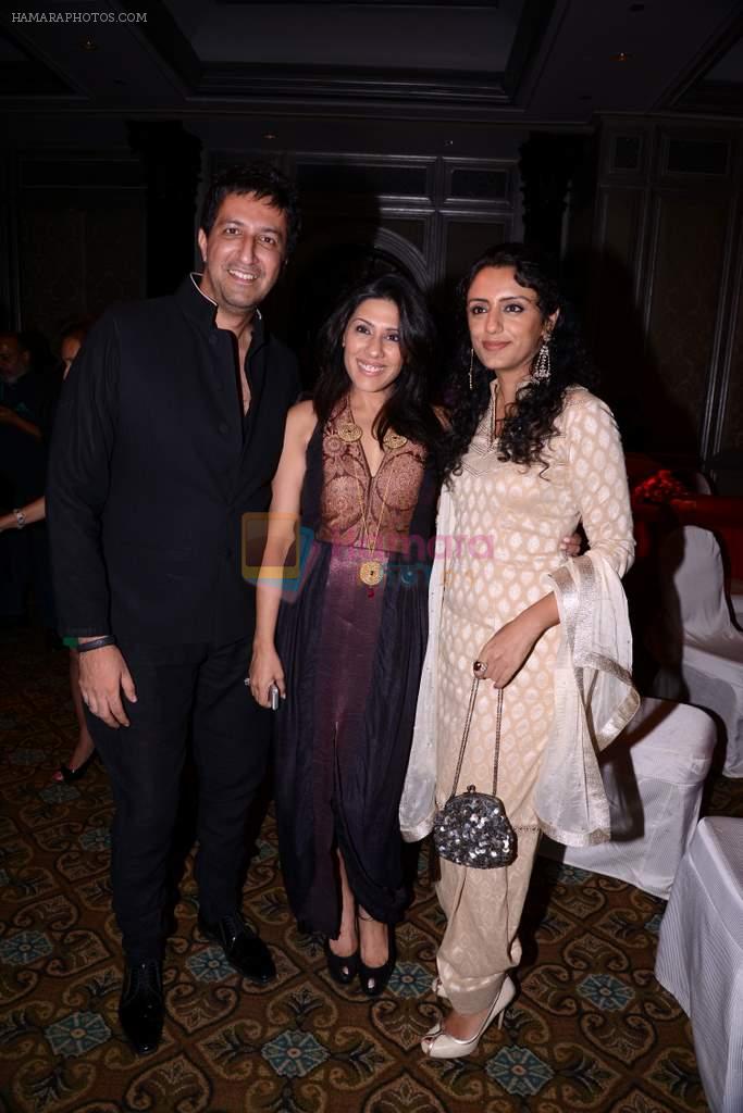 SULAIMAN WITH RESHMA MERCHANT AND PARVEEN DUSANJ at Turkish National day celebrations in Mumbai on 29th Oct 2013