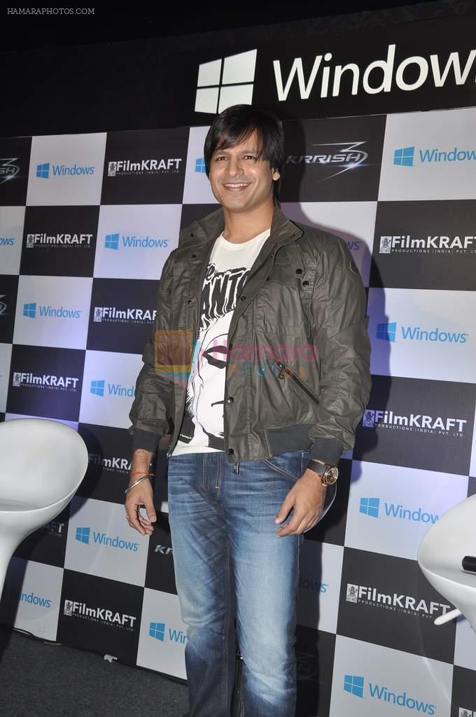Vivek Oberoi at Krrish Microsoft promotions in Novotel, Mumbai on 30th Oct 2013
