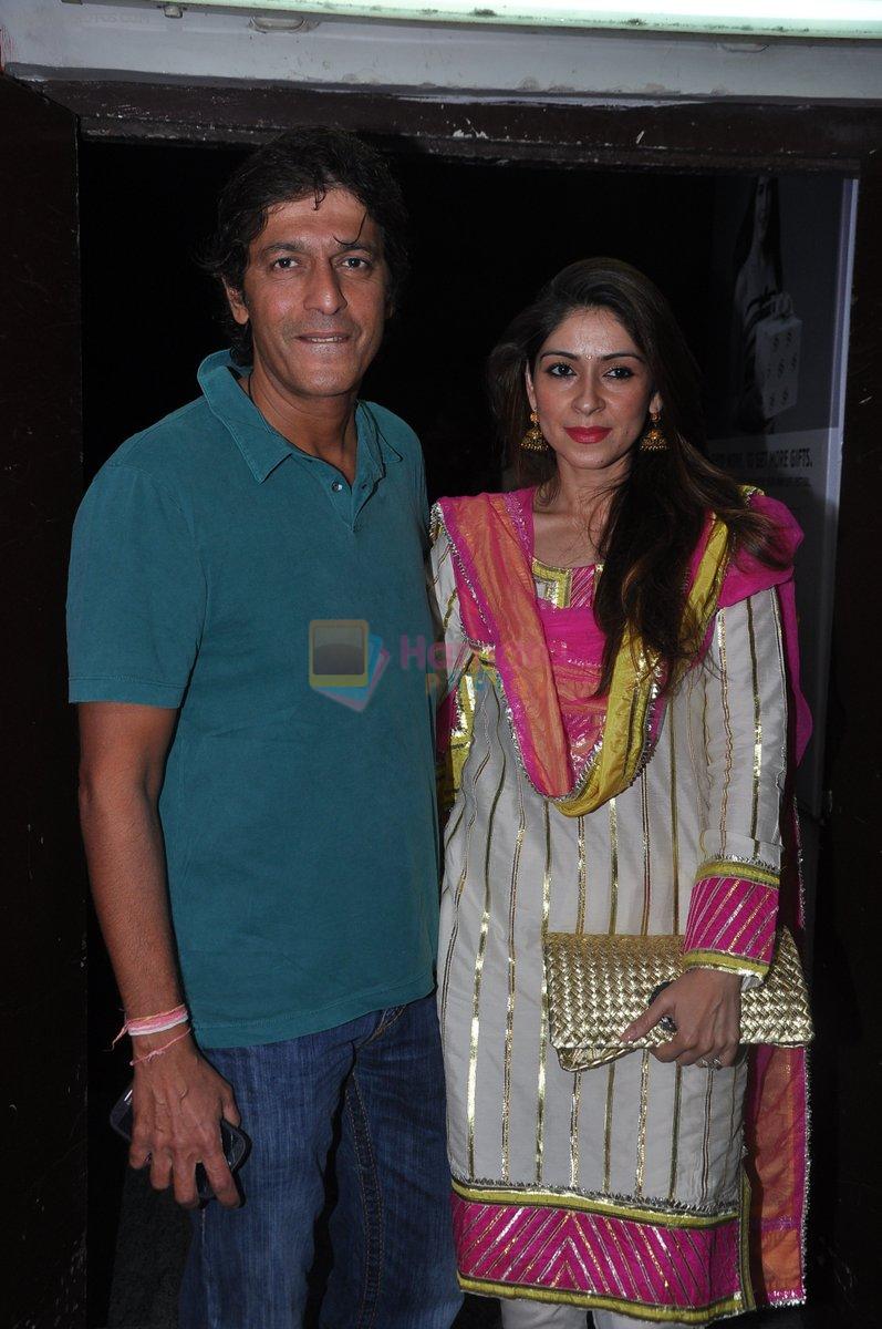 Chunky Pandey at Krrish 3 screening in Mumbai on 31st Oct 2013