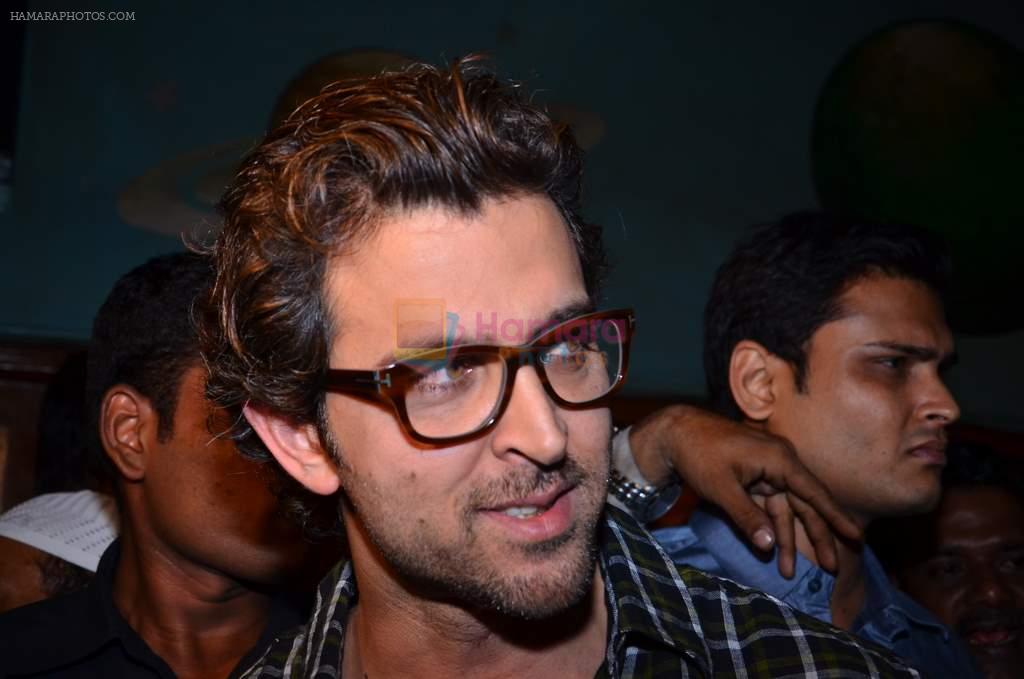 Hrithik Roshan at Gaiety cinema in Bandra, Mumbai on 1st Nov 2013