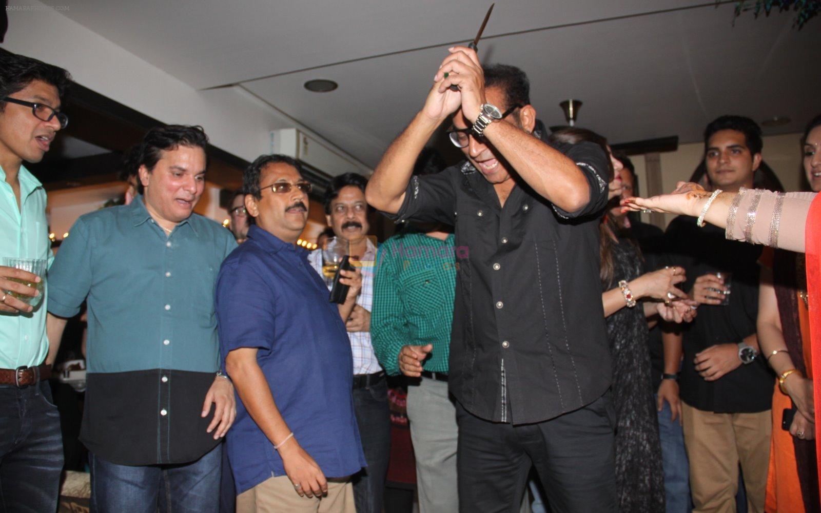Cake Cutting at Abhijeet Bhattacharya's birthday party on 30th October 2013