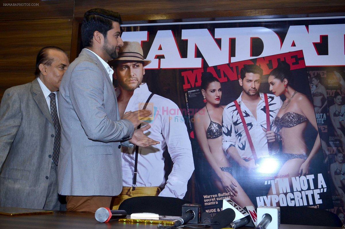 Aftab Shivdasani launches Mandate Magazine in Mumbai on 8th Nov 2013