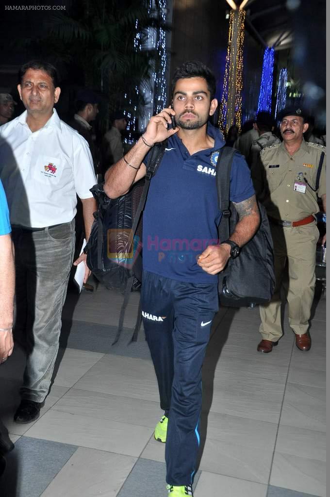 snapped at the airport in Mumbai on 9th Nov 2013