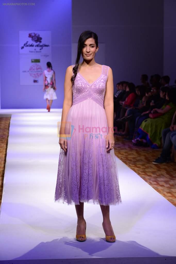 Model walks for Geisha Designs Show at ABIL Pune Fashion Week on 9th Nov 2013