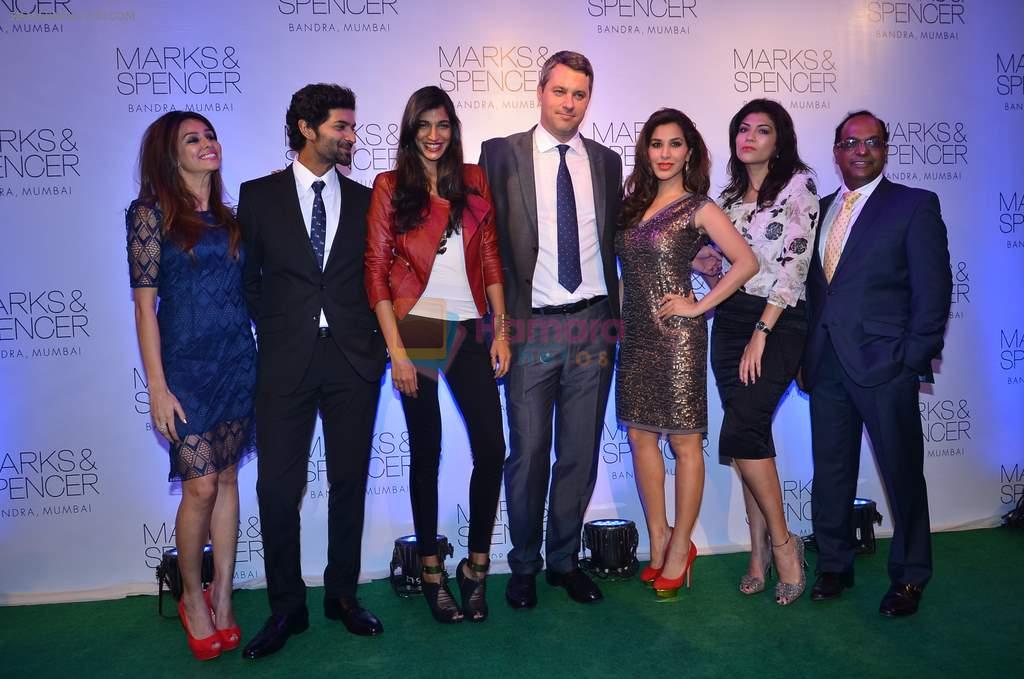 Purab Kohli, Anushka Manchanda, Sophie Choudry, Archana Vijaya, Shibani Dandekar at Marks N Spencer fashion show in Mumbai on 11th Nov 2013