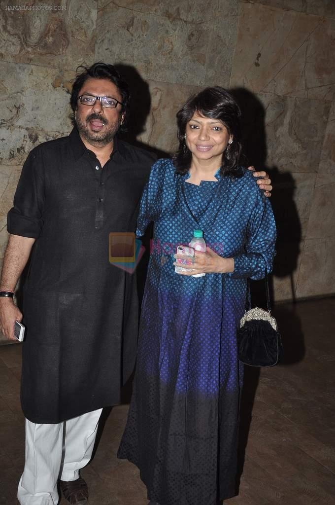 Sanjay leela bhansali, bela bhansali sehgal at Ram Leela Screening in Lightbox, Mumbai on 14th Nov 2013