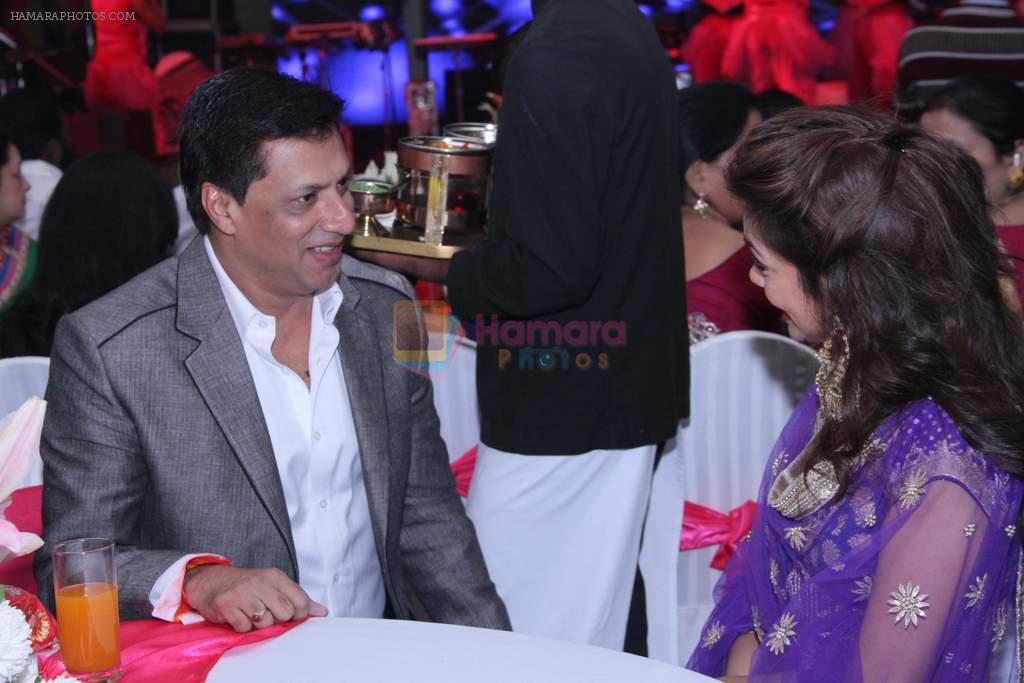 Madhur Bhandarkar & Esha Gupta at Karan Raj's engagement party,