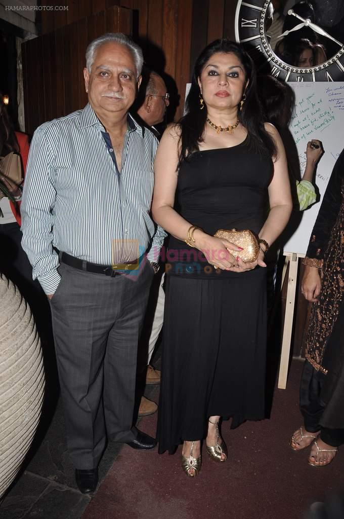 Ramesh Sippy, Kiran Sippy at Suchitra Krishnamoorthi's book launch in Mumbai on 18th Nov 2013