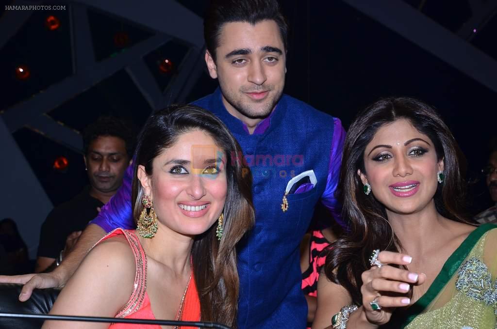 Imran Khan, Kareena Kapoor, Shilpa Shetty on the sets of Nach Baliye 6 in Mumbai on 19th Nov 2013