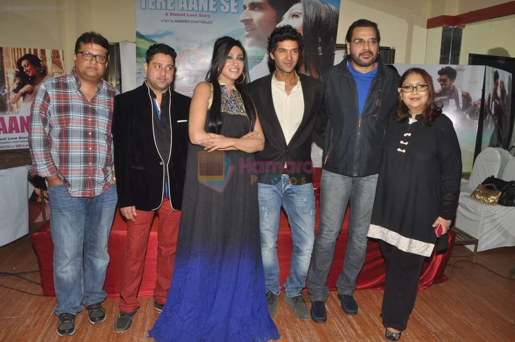 Rituparna Sengupta, Purab Kohli, Shahbaaz Khan at film Tere Aaane Se launch in Celebrations Club, Mumbai on 19th Nov 2013
