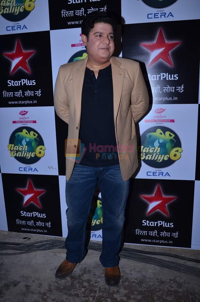 Sajid Khan on the sets of Nach Baliye 6 in Mumbai on 19th Nov 2013