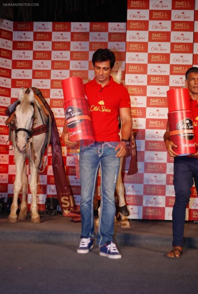 Sonu Sood unveil Old Spice's Smell Mantastic in Bandstand, Mumbai on 19th Nov 2013