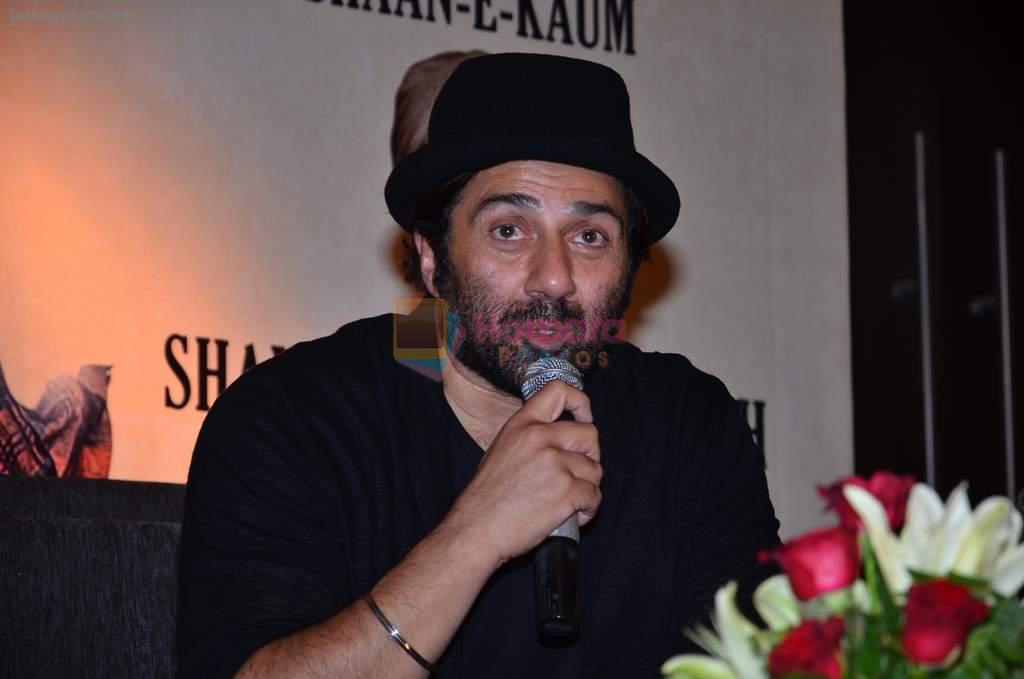 Sunny Deol at the launch of Shaheed Bhagat Singh Wax Statue in Novotel, Mumbai on 21st Nov 2013