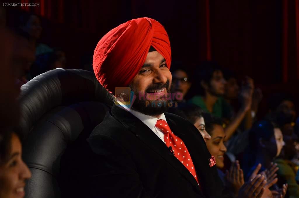 Navjot Singh Sidhu on the sets of Comedy nights with Kapil in Filmcity, Mumbai on 25th Nov 2013