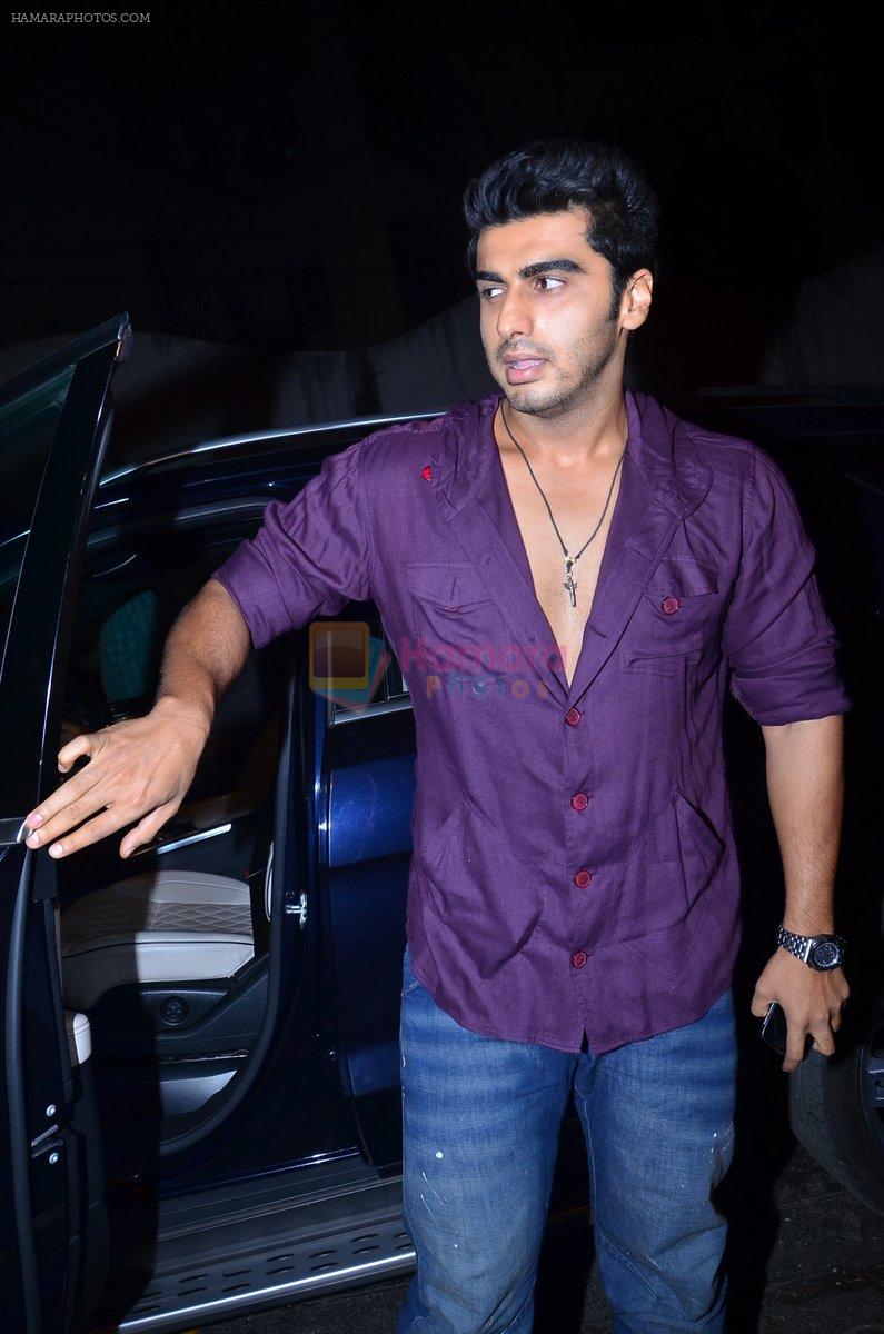 Arjun Kapoor at Finding Fanny Movie Completion Bash in Olive, Mumbai on 27th Nov 2013