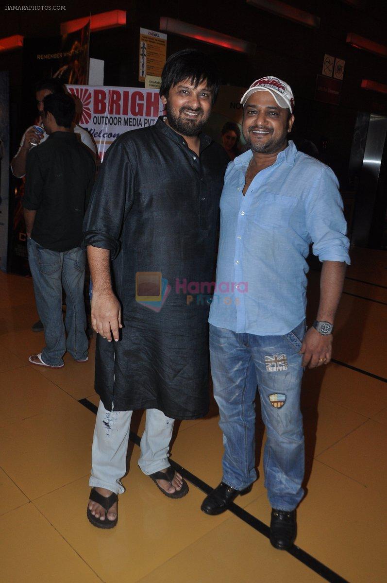 Sajid, Wajid  at Bullett Raja Screening in Cinemax, Mumbai on 28th Nov 2013