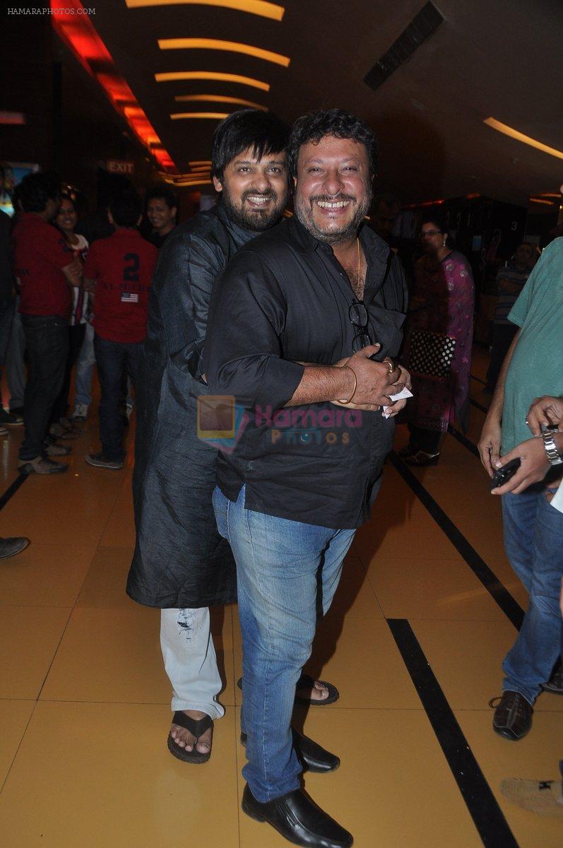 Tigmanshu, Wajid Ali  Dhulia at Bullett Raja Screening in Cinemax, Mumbai on 28th Nov 2013