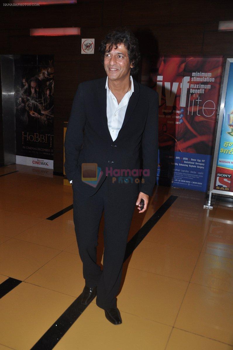 Chunky Pandey at Bullett Raja Screening in Cinemax, Mumbai on 28th Nov 2013