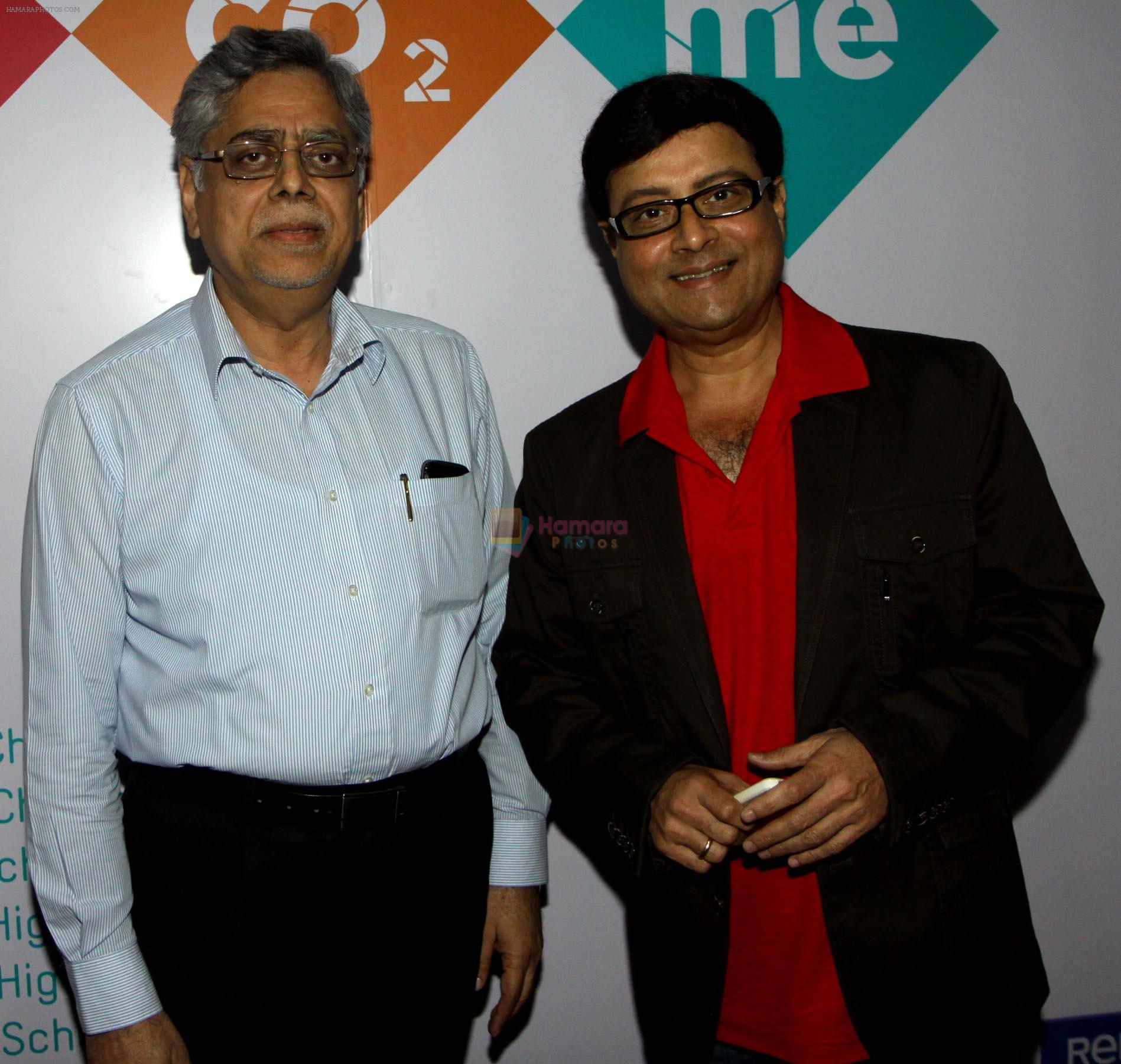 raghvendra mehta & sachin pilgaonkar at kids competition for saving electricity at REMI,Andheri East on 30th Nov 2013