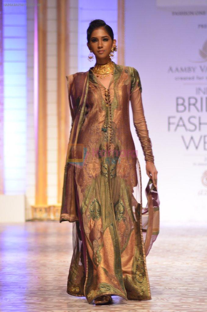 Model walk the ramp for Ashima Leena Show at AVBFW 2013 on 2nd Dec 2013