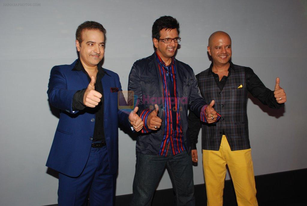 Jaaved Jaffrey, Ravi Behl, Naved Jaffrey at Boogie Woogie launch in Malad, Mumbai on 2nd Dec 2013