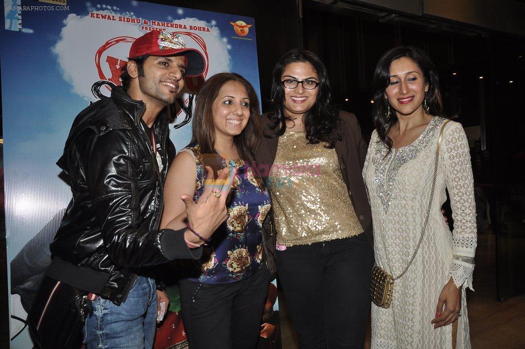 Teejay Sidhu, Karanvir Bohra, Munisha Khatwani at Love U soniye screening in Cinemax, Mumbai on 8th Dec 2013