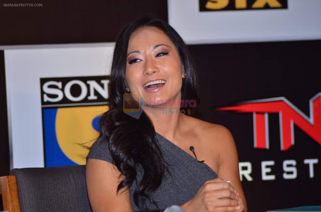 Gail Kim at TNA India tour press meet in Palladium, Mumbai on 9th Dec 2013