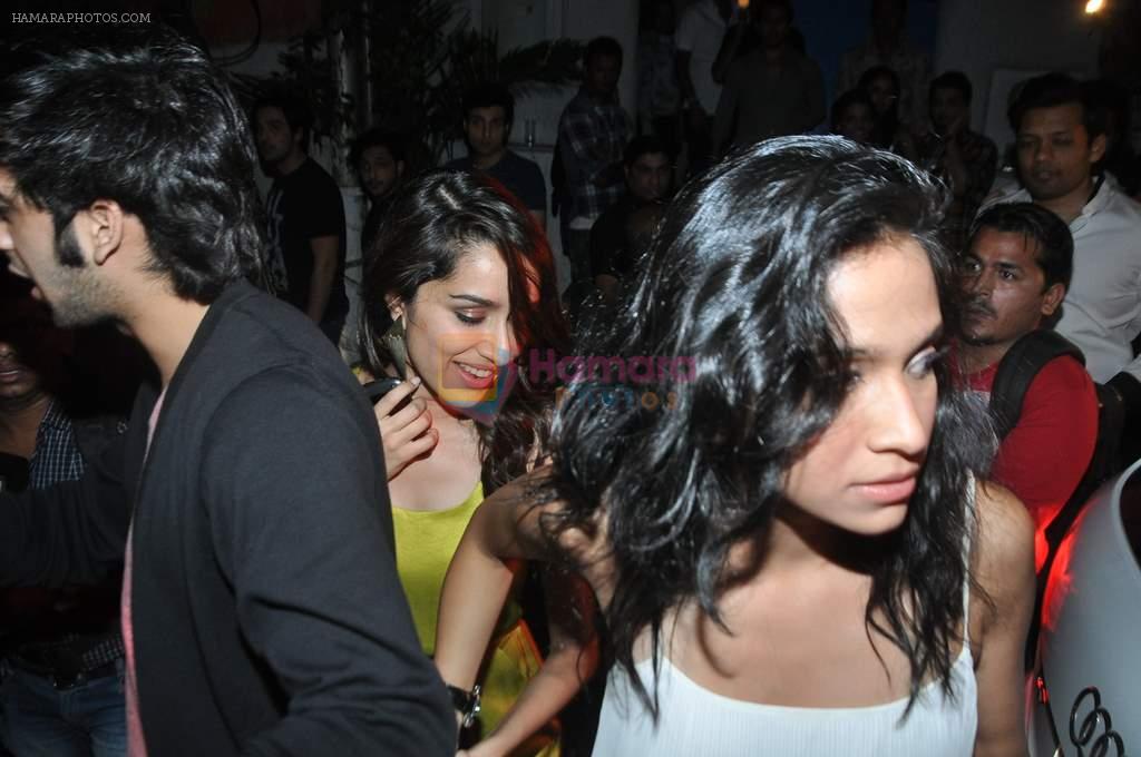 Shraddha Kapoor snapped at Olive on 12th Dec 2013
