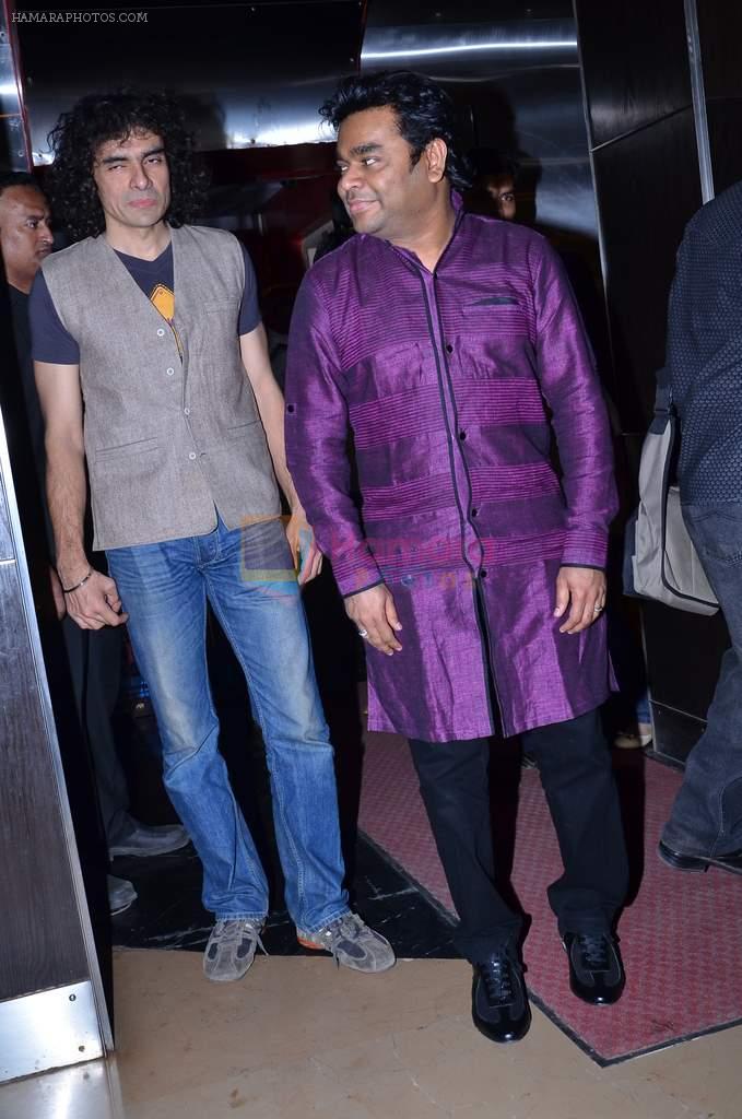Imtiaz Ali, A R Rahman at the First look launch of Highway in PVR, Mumbai on 16th Dec 2013