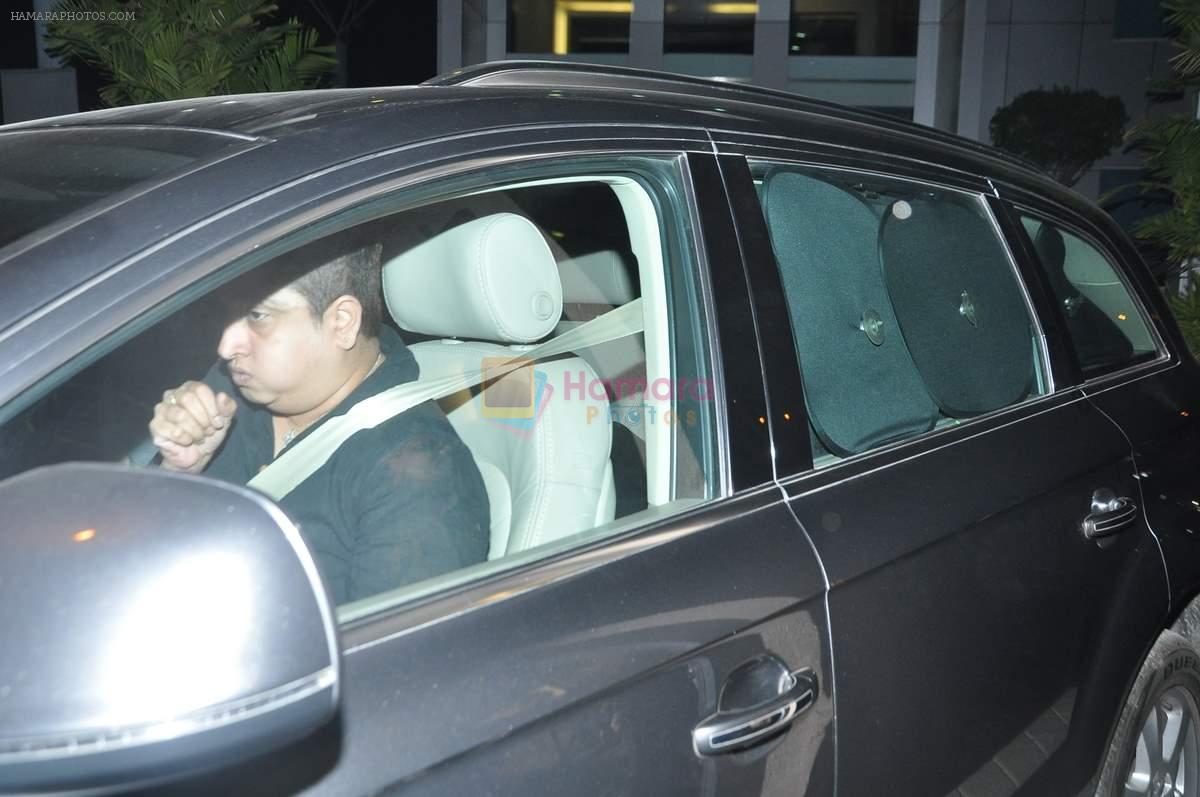 snapped leaving private jet in Mumbai on 17th Dec 2013