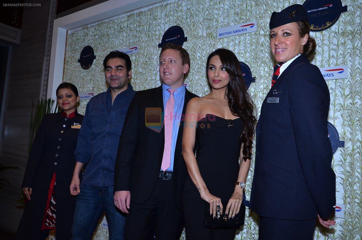 Arbaaz Khan, Malaika Arora Khan at British Airways event in Mumbai on 18th Dec 2013