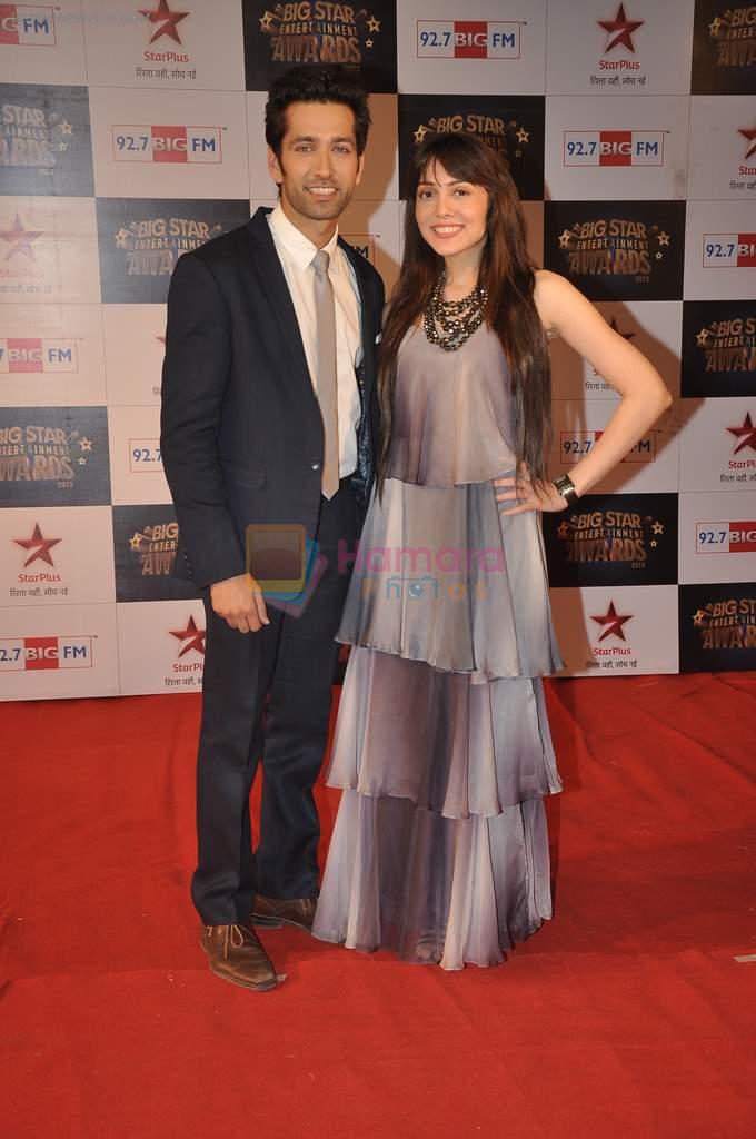 Nakuul Mehta at Big Star Awards red carpet in Andheri, Mumbai on 18th Dec 2013