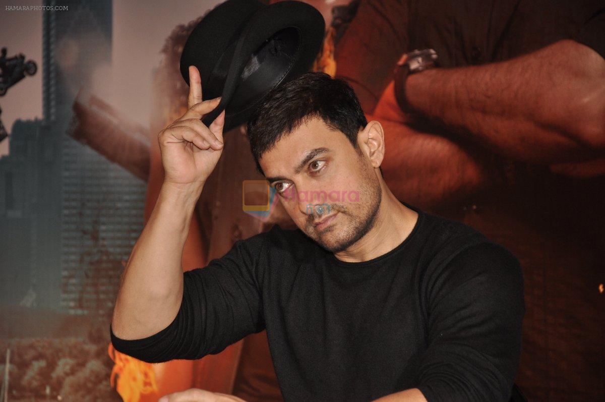 Aamir Khan talks about Dhoom 3 Ticket Prices in Yashraj Studio, Mumbai on 19th Dec 2013