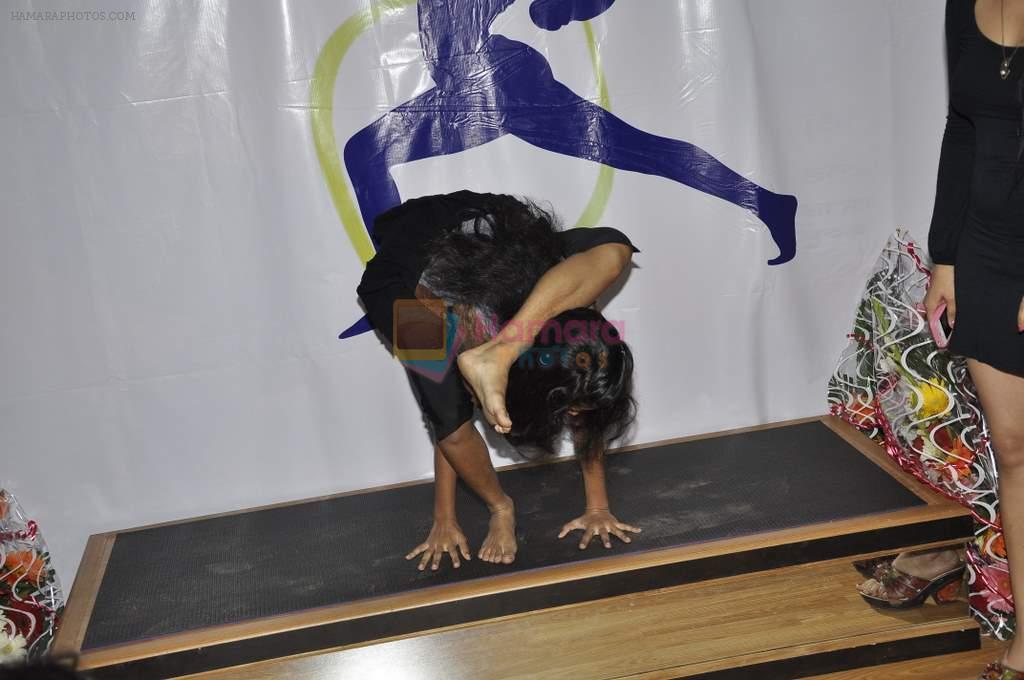 at Mandeep's Hot Yoga launch in Andheri, Mumbai on 21st Dec 2013